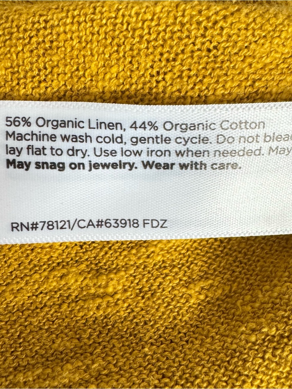 EILEEN FISHER Hooded Top Organic  linen & cotton blended Women's size S Oversize - Picture 6 of 11